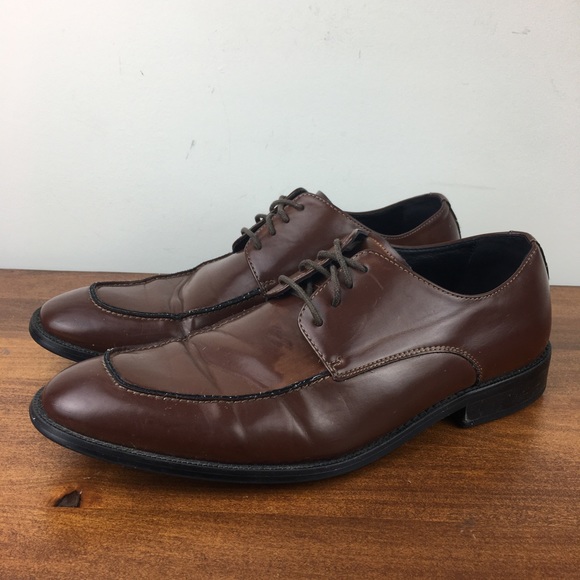 Unlisted by Kenneth Cole Other - Kenneth Cole Unlisted Men’s “Wife Swap” Brown Synthetic Leather Dress Shoe 10M